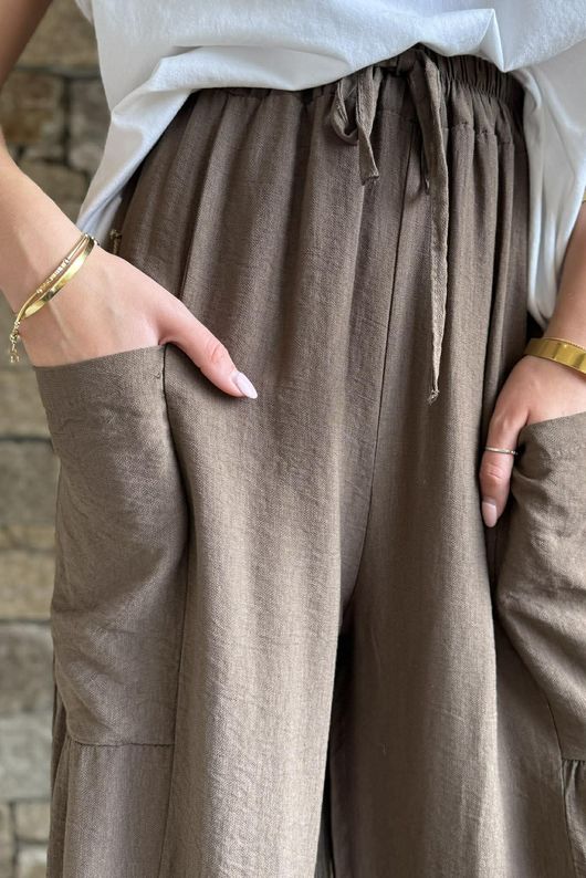 Huxley Barrel Pant Chocolate /9=