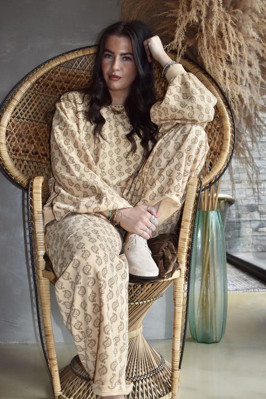 Indira Classic Barrel Pant Tuscan Sun & Tan