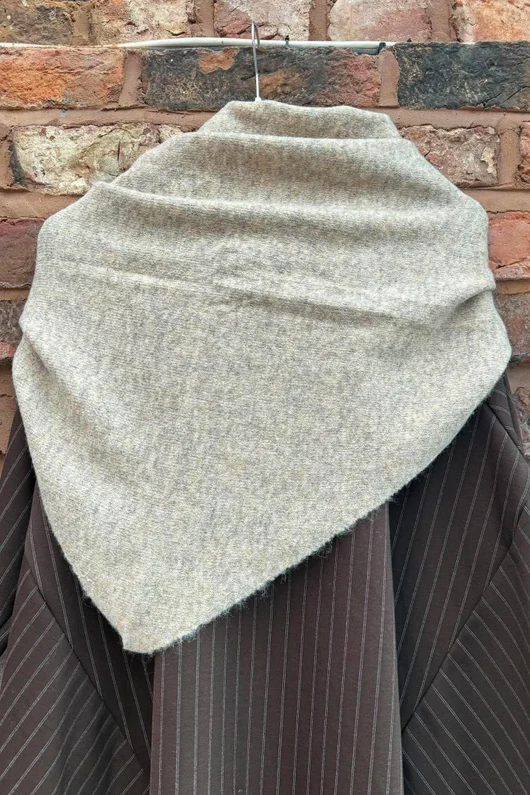 Jonti Knit XL Neckerchief Scarf Earth