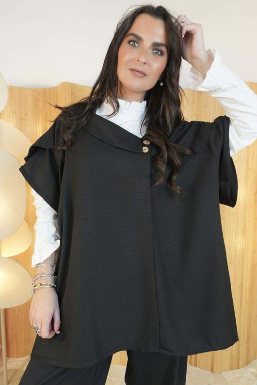 Kennedy Oversized Blouse Black ' /9 