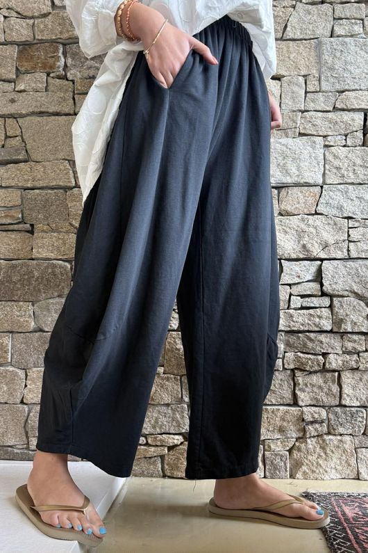 Lagen 7/8 Barrel Pant Black
