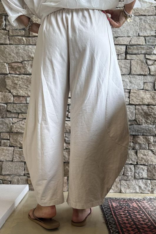 Lagen 7/8 Barrel Pant Calico