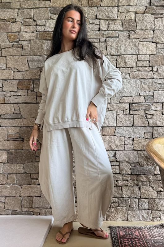 Lagen 7/8 Barrel Pant Calico
