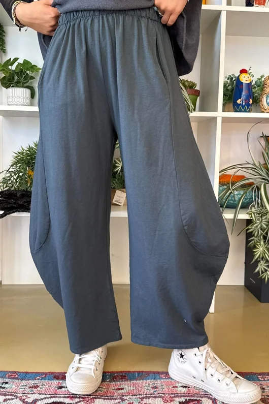 Lagen 7/8 Barrel Pant Charcoal 