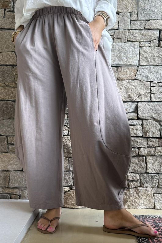 Lagen 7/8 Barrel Pant Mocha