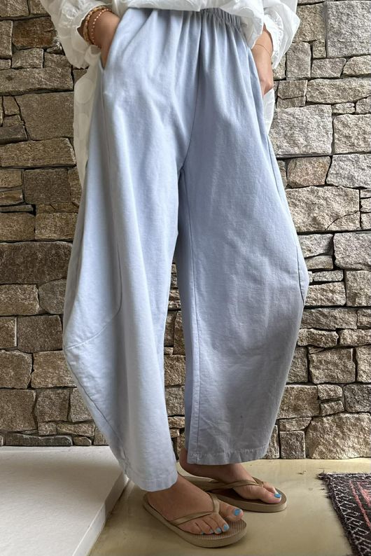 Lagen 7/8 Barrel Pant Pearl