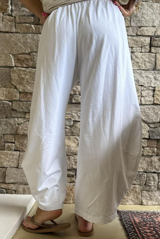 Lagen 7/8 Barrel Pant White