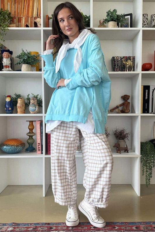 Lagen Chill Sweatshirt Aqua