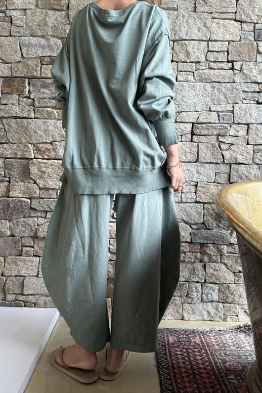 Lagen Chill Sweatshirt Soft Khaki 