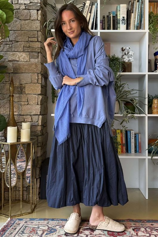 Lagen Chill Sweatshirt Denim