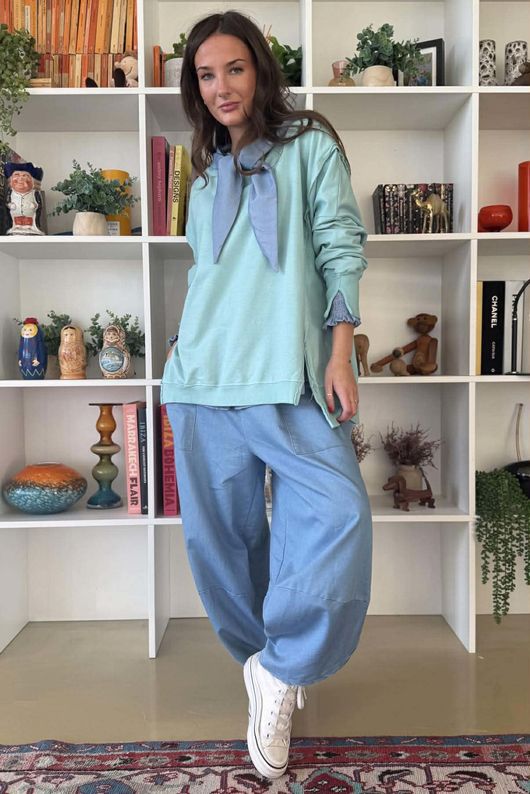 Lagen Chill Sweatshirt Fresh Sage