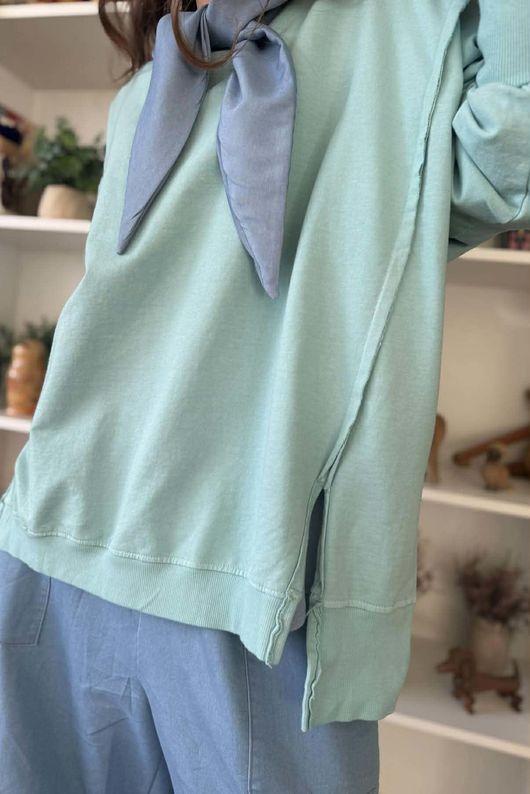 Lagen Chill Sweatshirt Fresh Sage