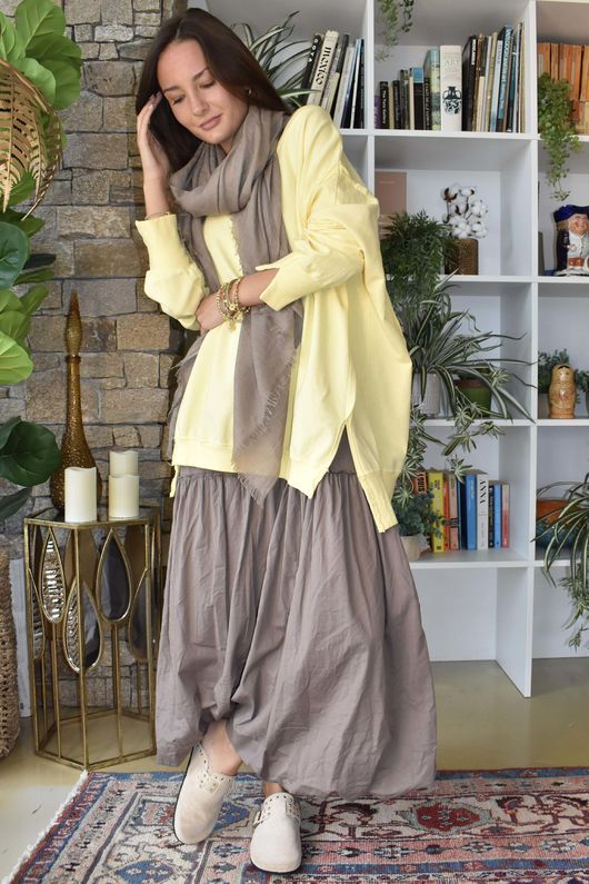 Lagen Chill Sweatshirt Lemon