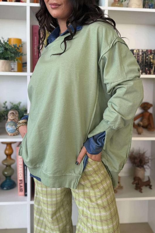 Lagen Chill Sweatshirt Matcha