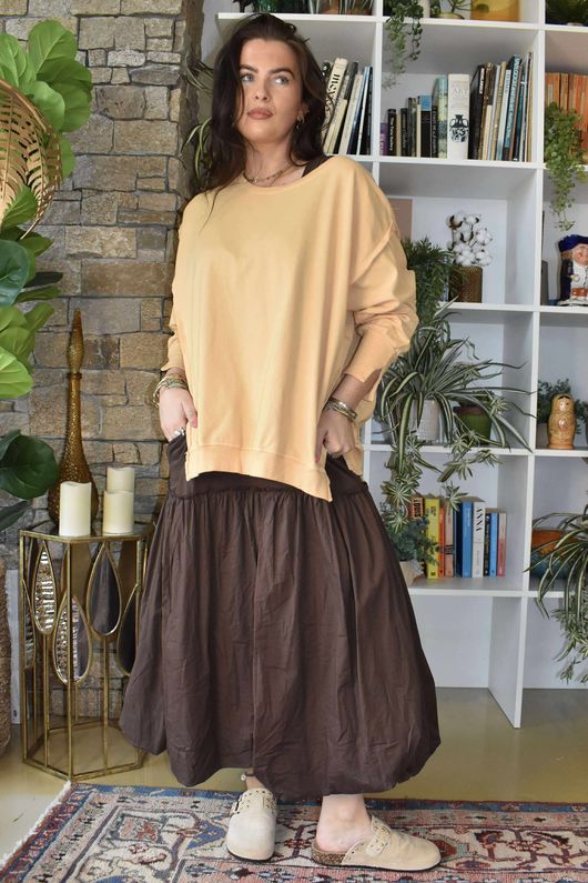 Lagen Chill Sweatshirt Soft Tuscan - 