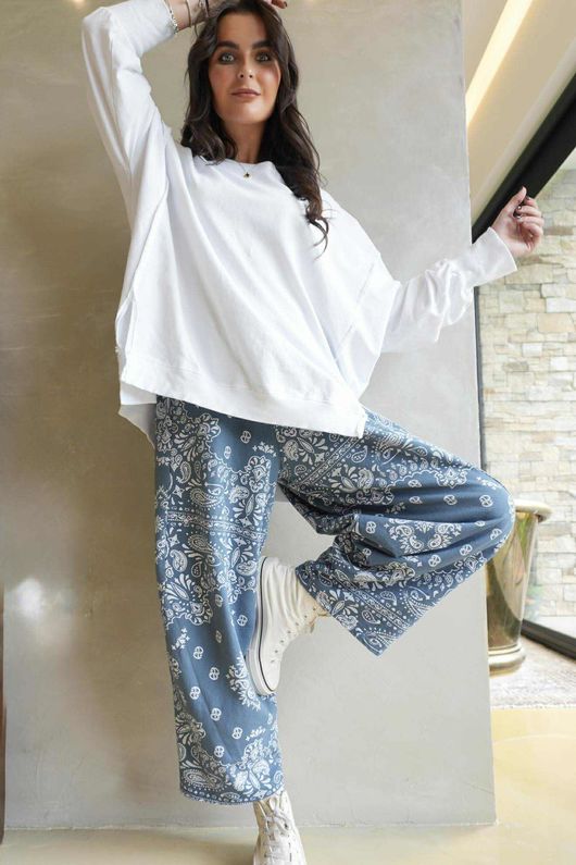 Lagen Chill Sweatshirt White - =