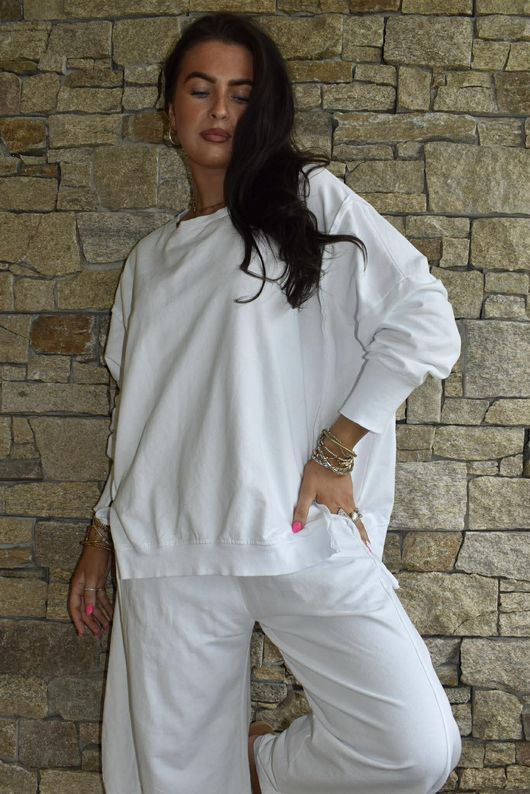 Lagen Chill Sweatshirt White 
