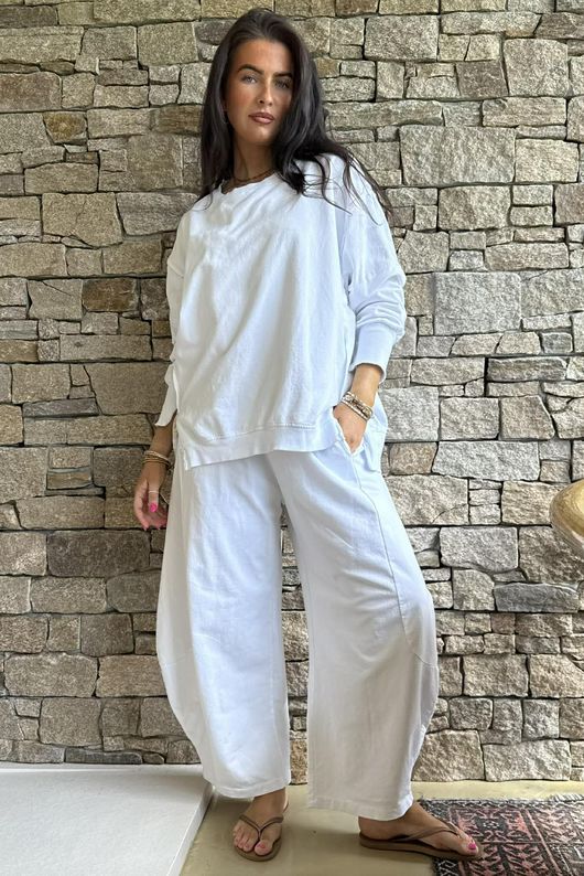 Lagen Chill Sweatshirt White 