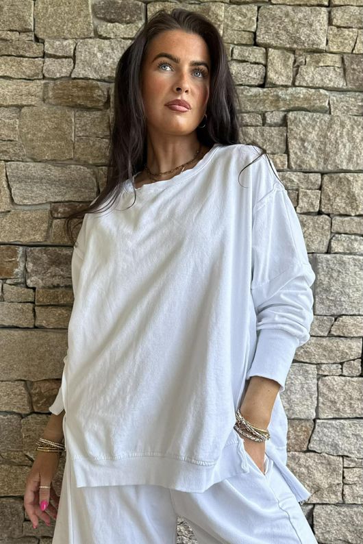 Lagen Chill Sweatshirt White 