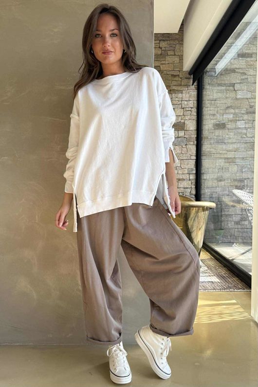 Lagen Chill Sweatshirt White