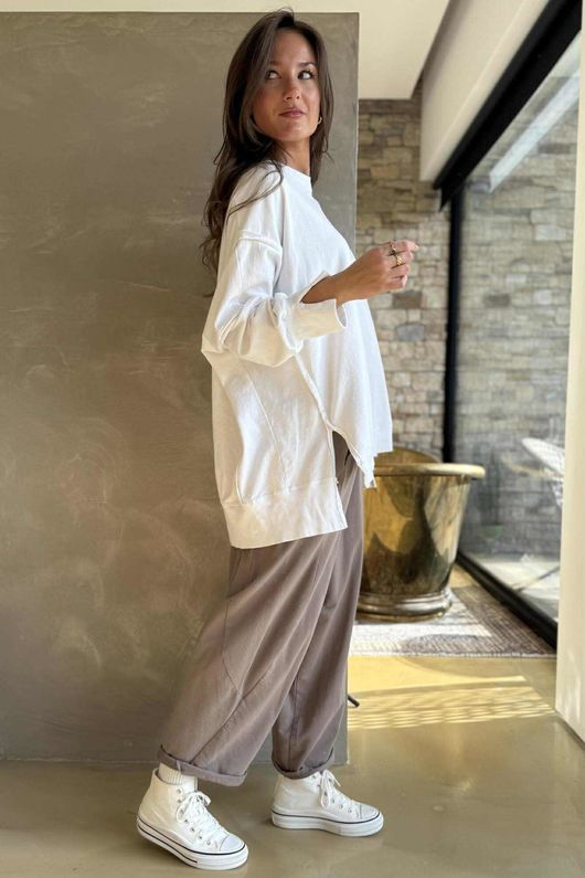 Lagen Chill Sweatshirt White