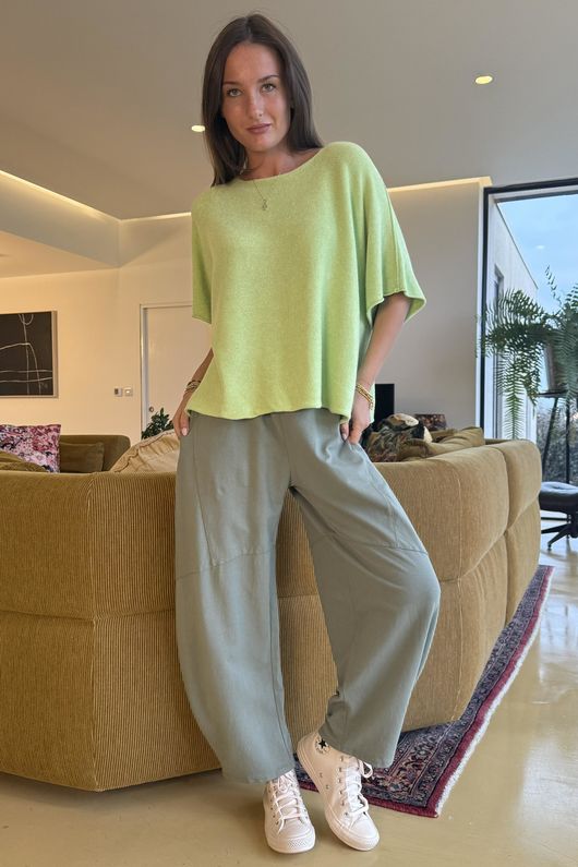 Lagen Classic Barrel Pant Khaki