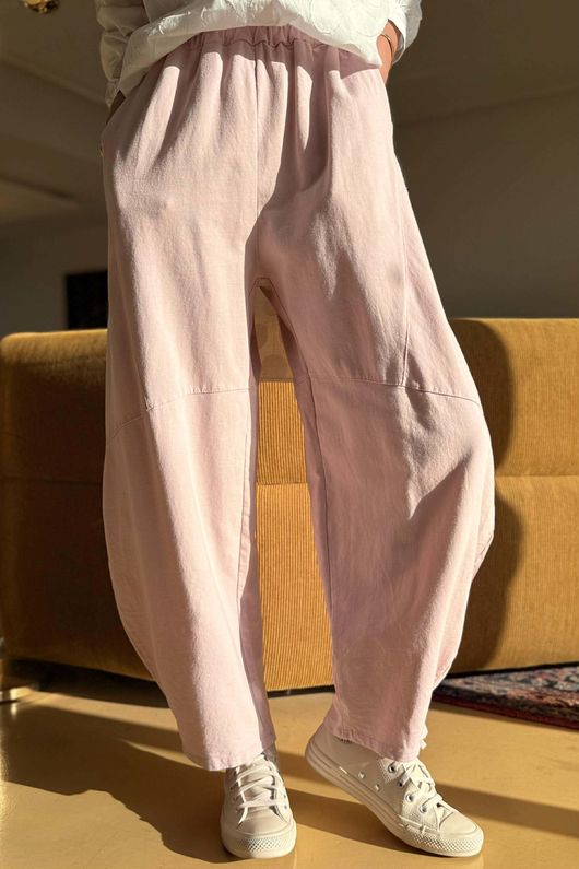 Lagen Classic Barrel Pant Rose