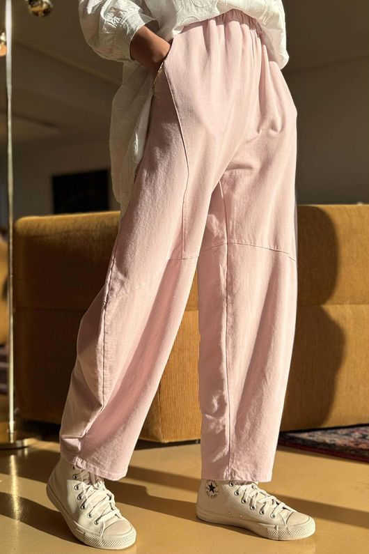 Lagen Classic Barrel Pant Rose