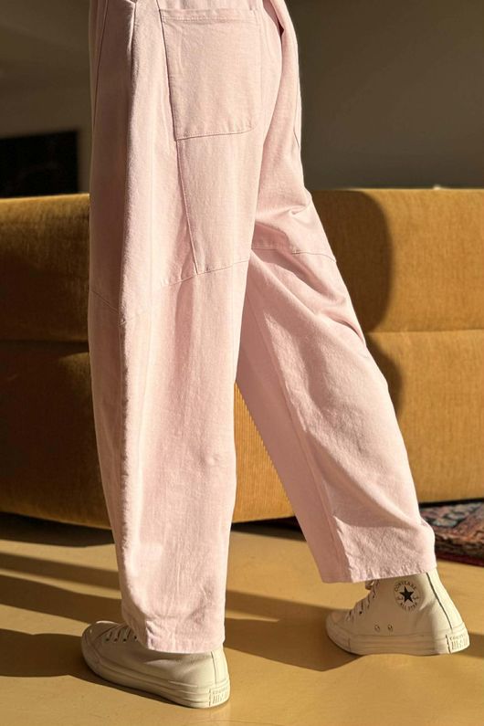 Lagen Classic Barrel Pant Rose