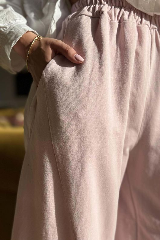 Lagen Classic Barrel Pant Rose