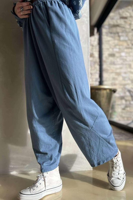 Lagen Classic Sweatshirt Barrel Pant Denim