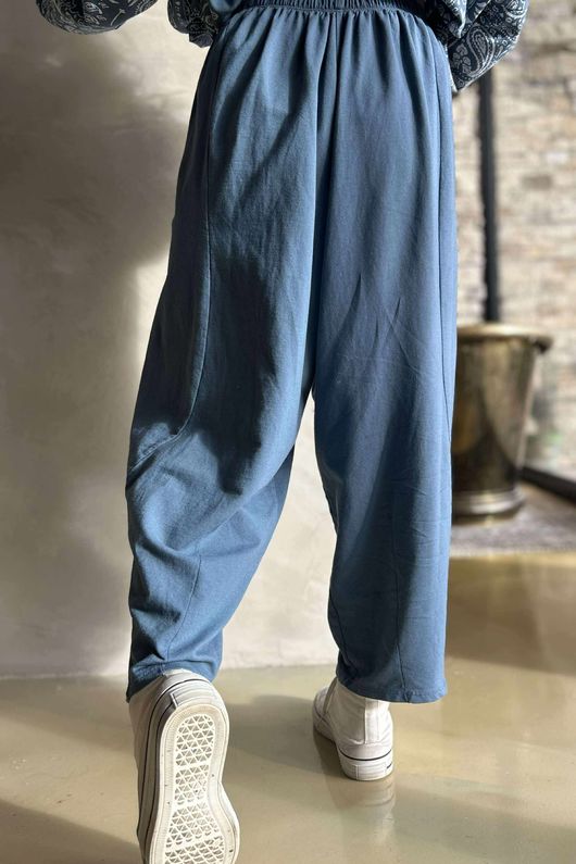 Lagen Classic Sweatshirt Barrel Pant Denim