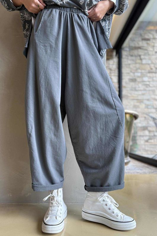 Lagen Classic Sweatshirt Barrel Pant Storm
