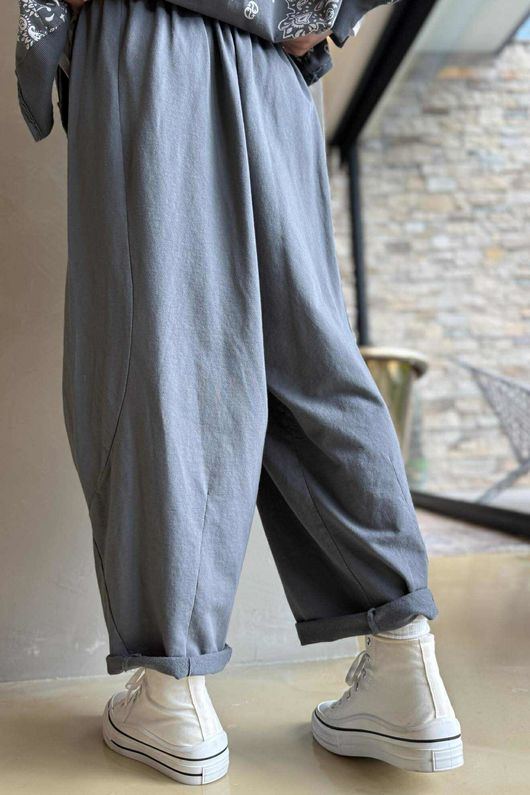 Lagen Classic Sweatshirt Barrel Pant Storm