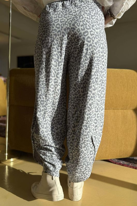 Lagen Leopard Shelby Barrel Pant Smoke & Storm