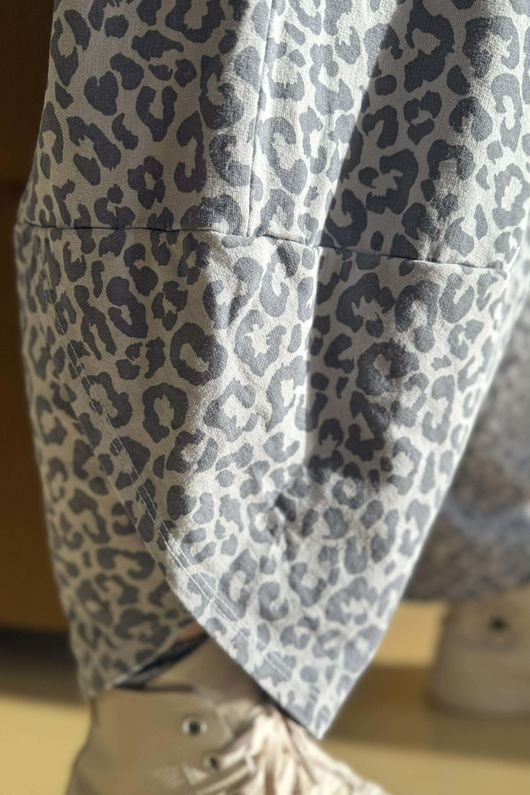 Lagen Leopard Shelby Barrel Pant Smoke & Storm