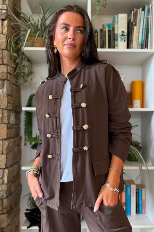 Lagen Napoleon Jacket Chocolate