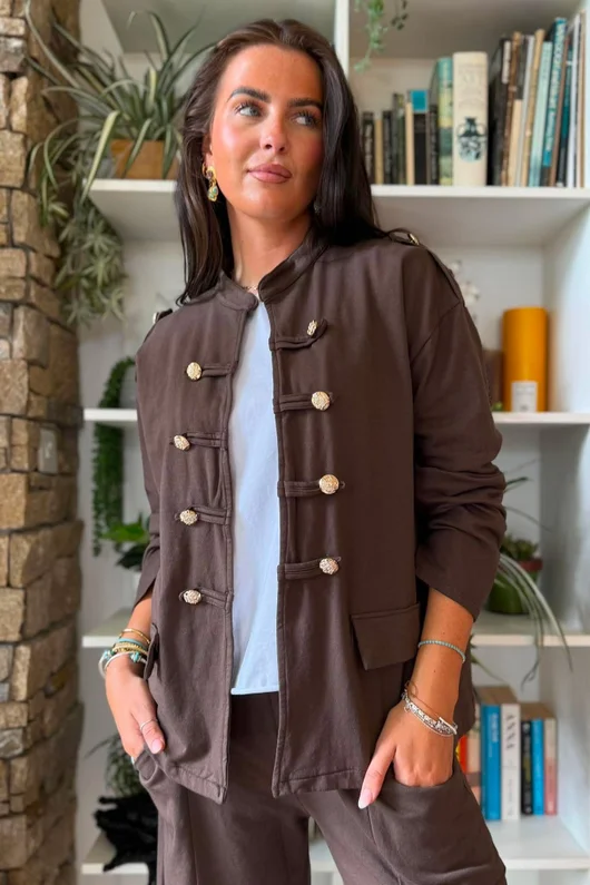 Lagen Napoleon Jacket Chocolate