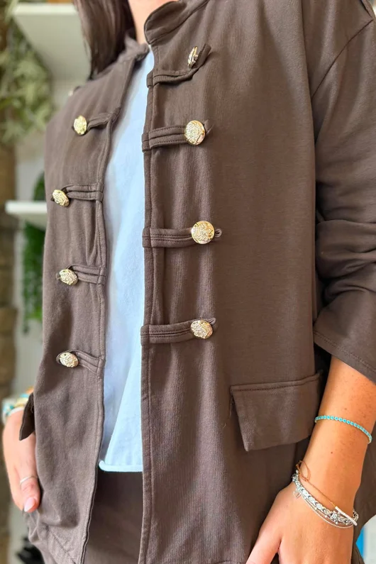 Lagen Napoleon Jacket Chocolate