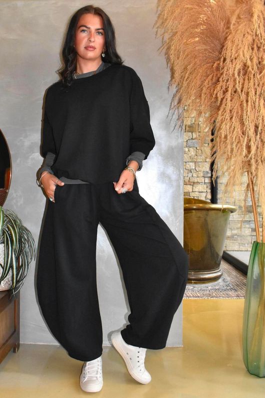 Lagen Relaxed Sweatshirt Black 