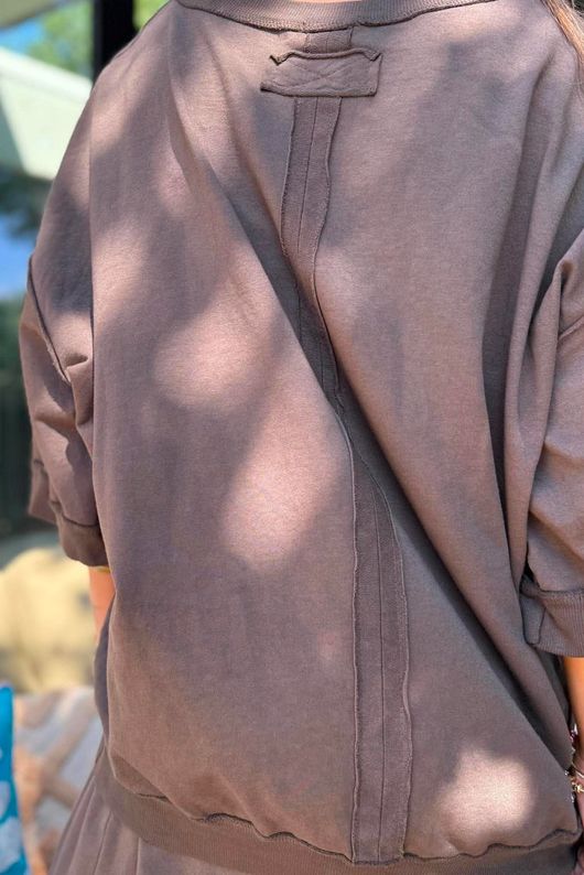 Lagen Relaxed Sweatshirt Chocolate