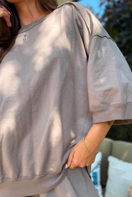 Lagen Relaxed Sweatshirt Mocha