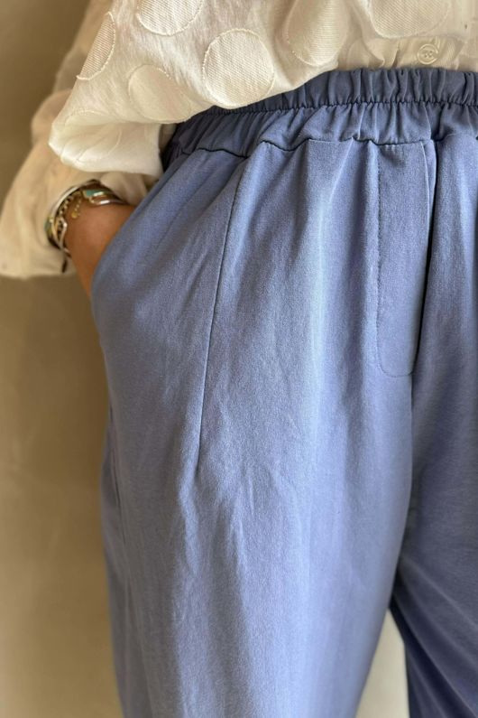 Lagen Seamed Tapered Barrel Pant Denim /9=