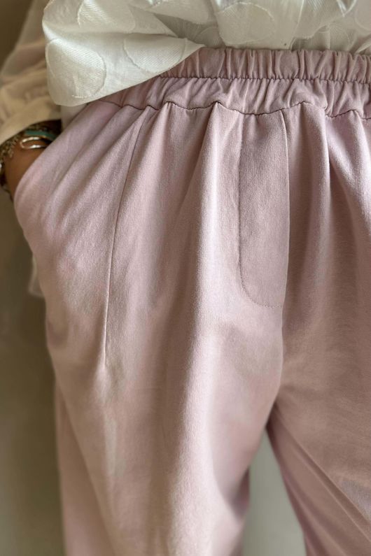 Lagen Seamed Tapered Barrel Pant Rose /9=