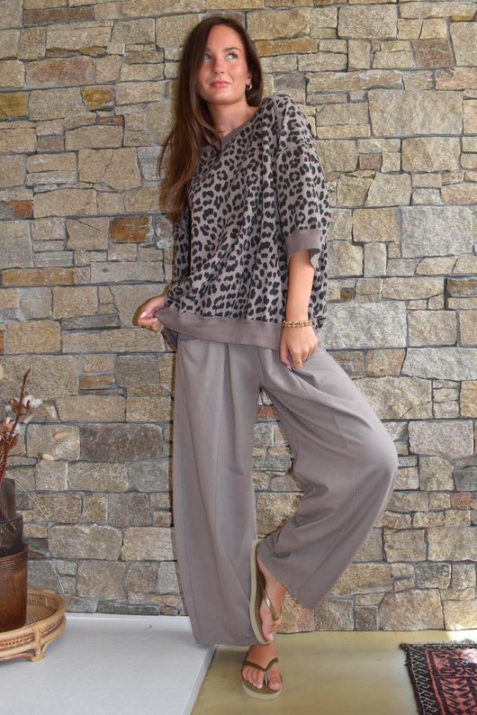 Lagen Wild Thing Relaxed Sweatshirt Mocha