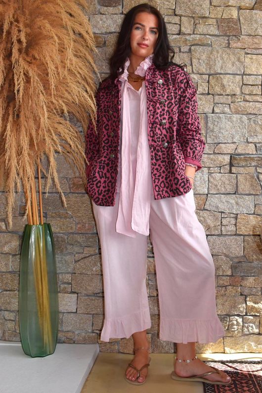 Larc Frill Kick Pant Rose