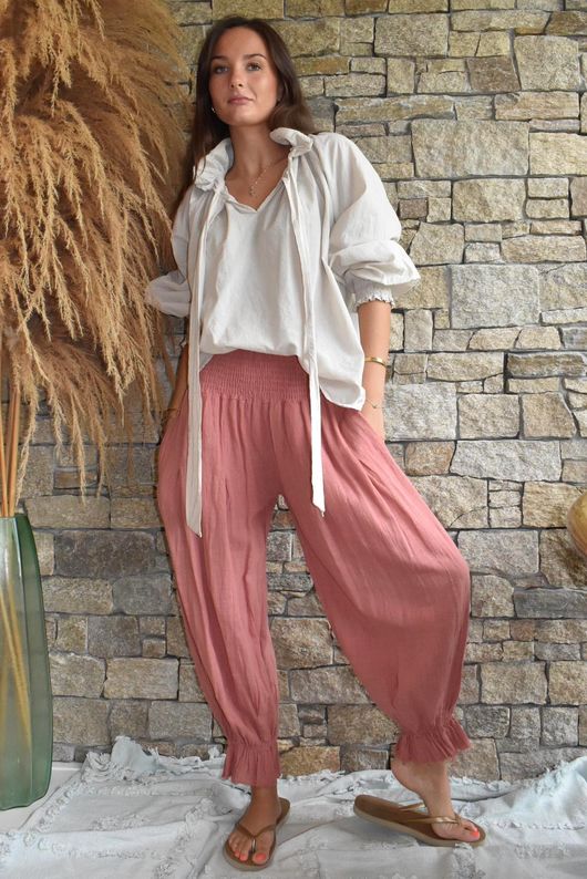 Larc Poet Blouse Calico