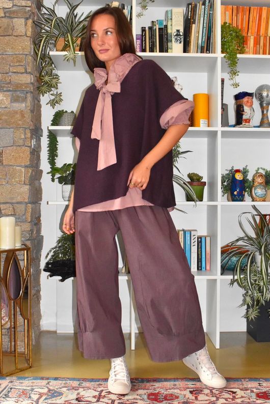 Larc Poet Blouse Dusky Rose