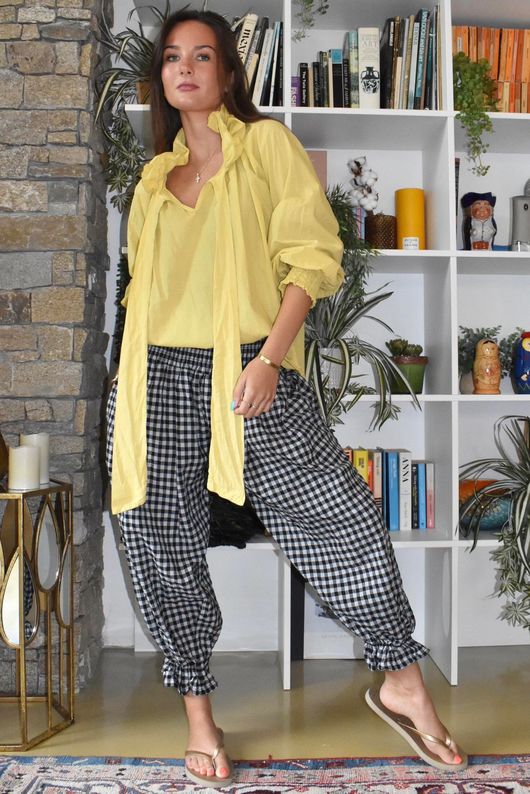 Larc Poet Blouse Soft Ochre