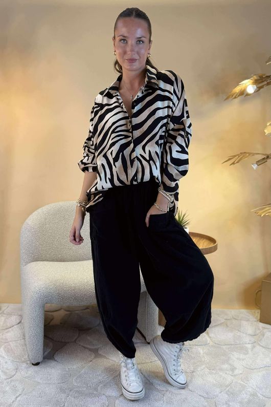 Laundry B Carmen Relaxed Shirt Tiger